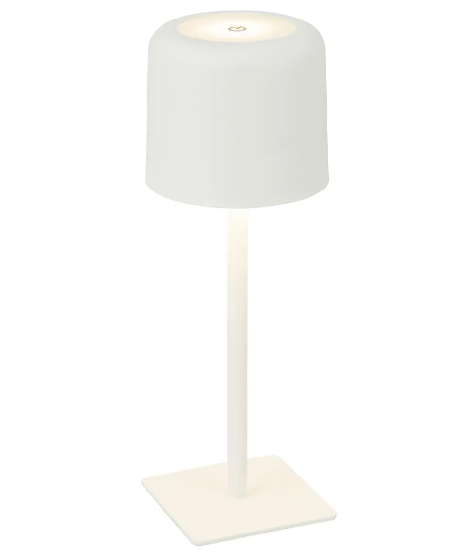 Dehner Akku-Tischleuchte Niva, ca. Ø11/H30 cm