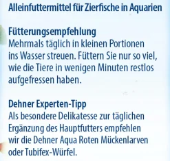 Dehner Aqua Zierfischfutter Flocken-Mix