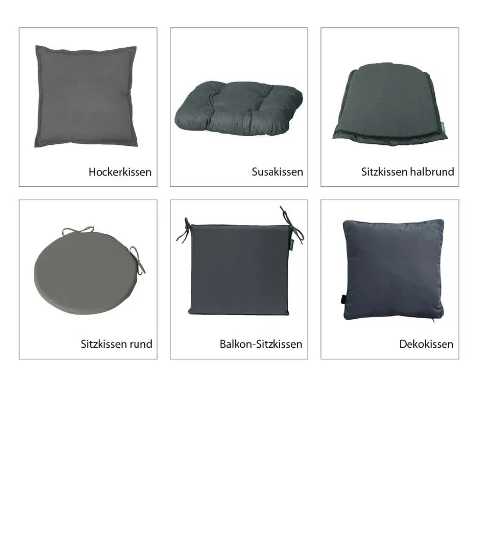Dehner Balkon-Sitzkissen Veneto, ca. B45/H4/T40 cm