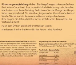 Dehner Best Nature Hundesnack Superfood Rind mit Roter Beete