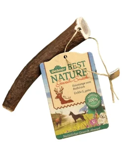 Dehner Best Nature Hundesnack Kaustange vom Rothirsch, ganz