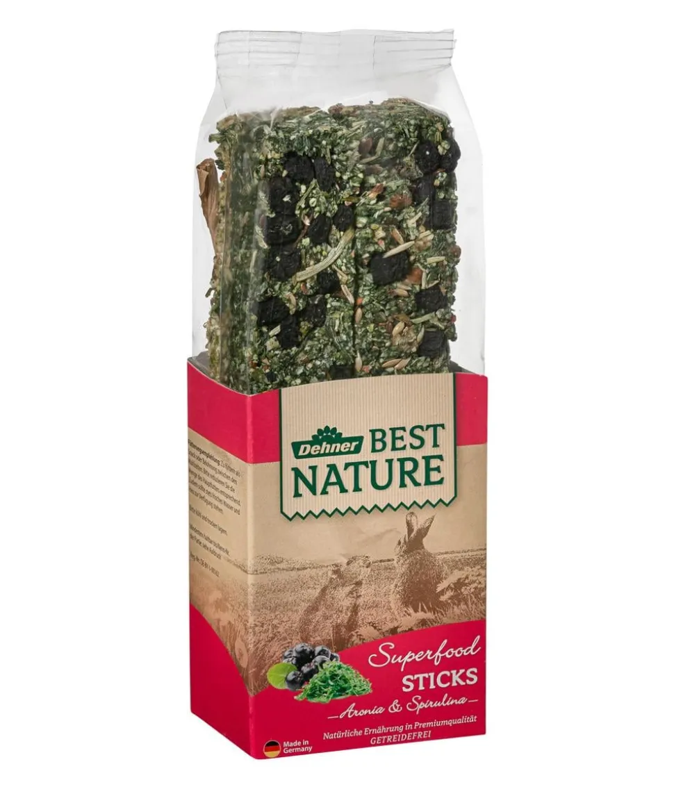 Dehner Best Nature Nagersnack Superfood Sticks Aronia & Spirulina