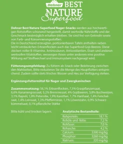 Dehner Best Nature Nagersnack Superfood Tafel Goji-Beeren, 125 g