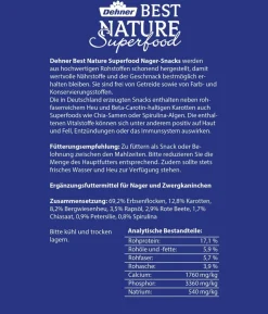 Dehner Best Nature Nagersnack Superfood Bärchen Mix, 100 g