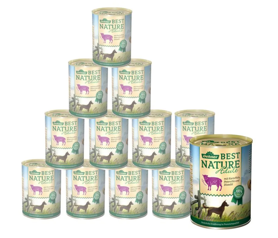 Dehner Best Nature Nassfutter für Hunde Adult