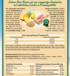 Dehner Best Nature Nassfutter für Hunde Adult, 12 x 150 g