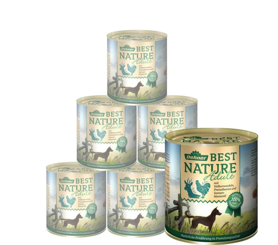Dehner Best Nature Nassfutter für Hunde Adult