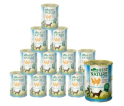 Dehner Best Nature Nassfutter für Hunde Adult
