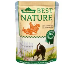 Dehner Best Nature Nassfutter für Katzen Adult, 16 x 85 g