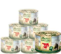 Dehner Best Nature Nassfutter für Katzen Adult, 6 x 200 g/400 g