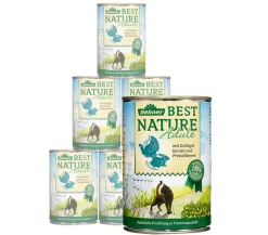 Dehner Best Nature Nassfutter für Katzen Adult, 6 x 200 g/400 g