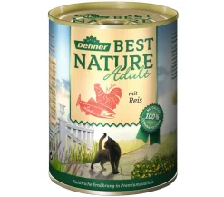 Dehner Best Nature Nassfutter für Katzen Adult, 6 x 200 g/400 g