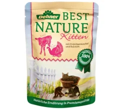 Dehner Best Nature Nassfutter für Katzen Kitten, 16 x 85 g