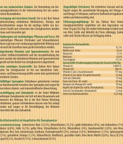 Dehner Best Nature Zwerghamsterfutter, 500 g