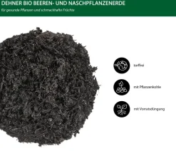Dehner Bio Beeren- und Naschpflanzenerde, 18 l