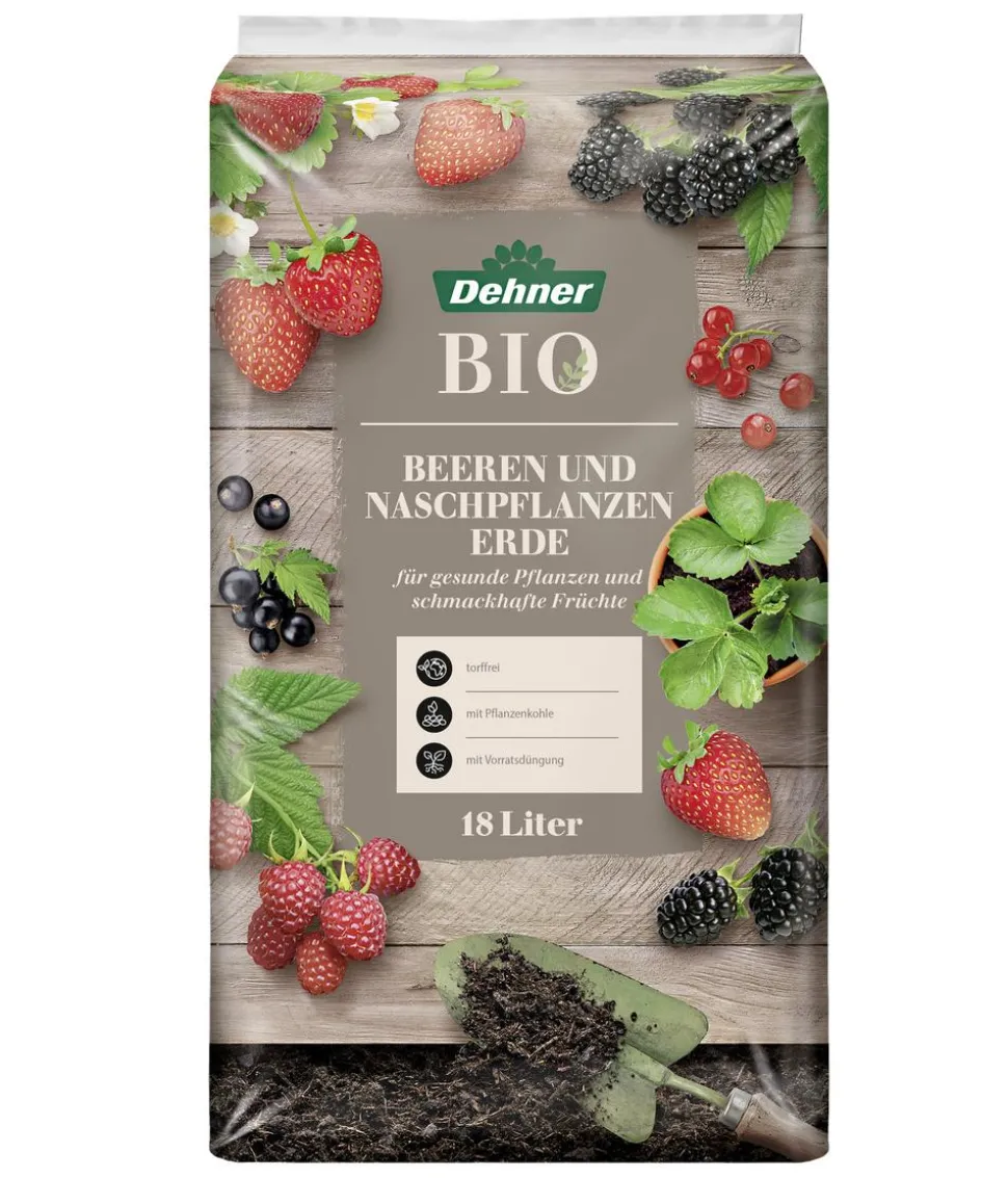Dehner Bio Beeren- und Naschpflanzenerde, 18 l