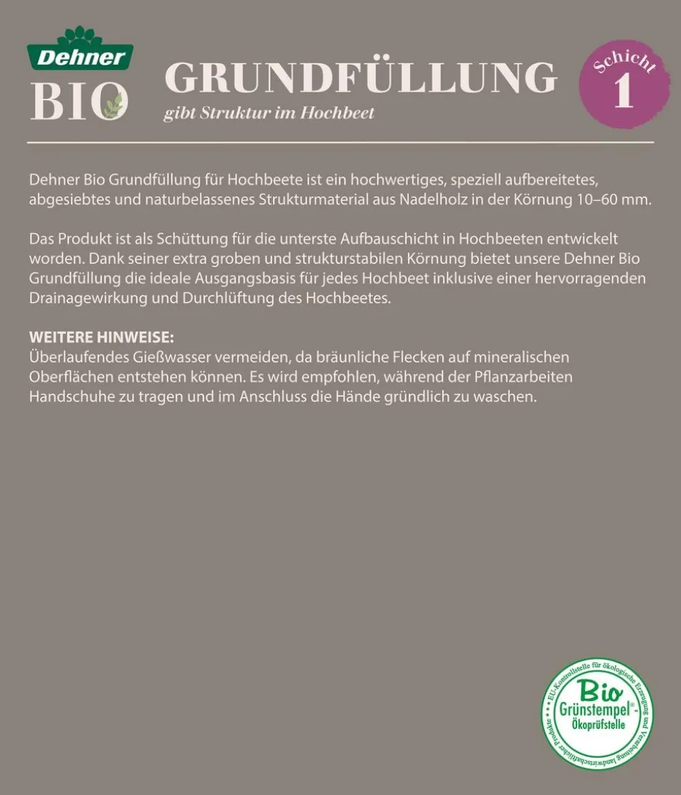 Dehner Bio Hochbeet-Grundfüllung, 50 l