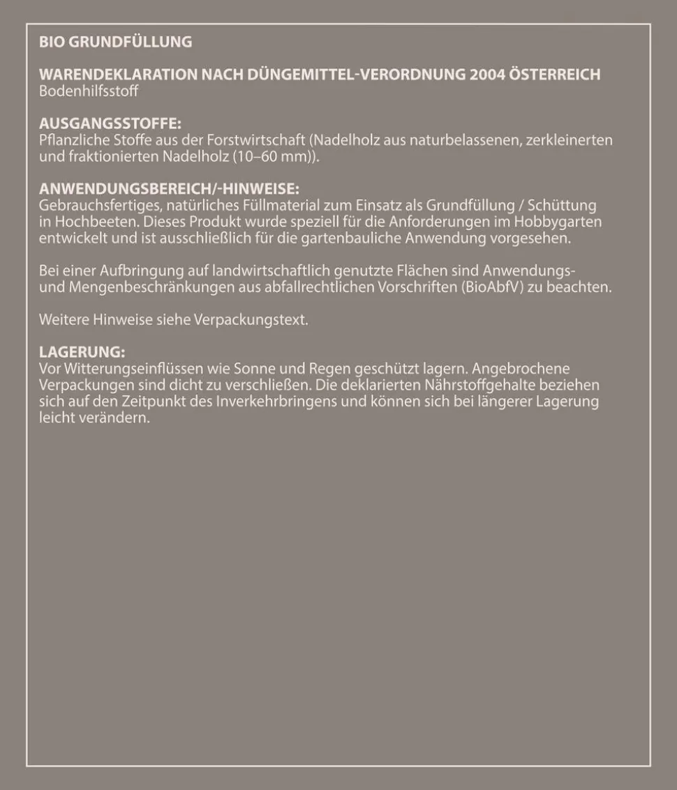 Dehner Bio Hochbeet-Grundfüllung, 50 l