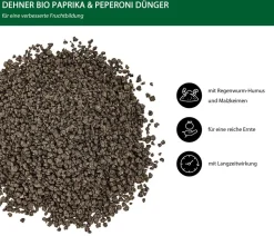 Dehner Bio Paprika- und Peperoni-Dünger, 750 g