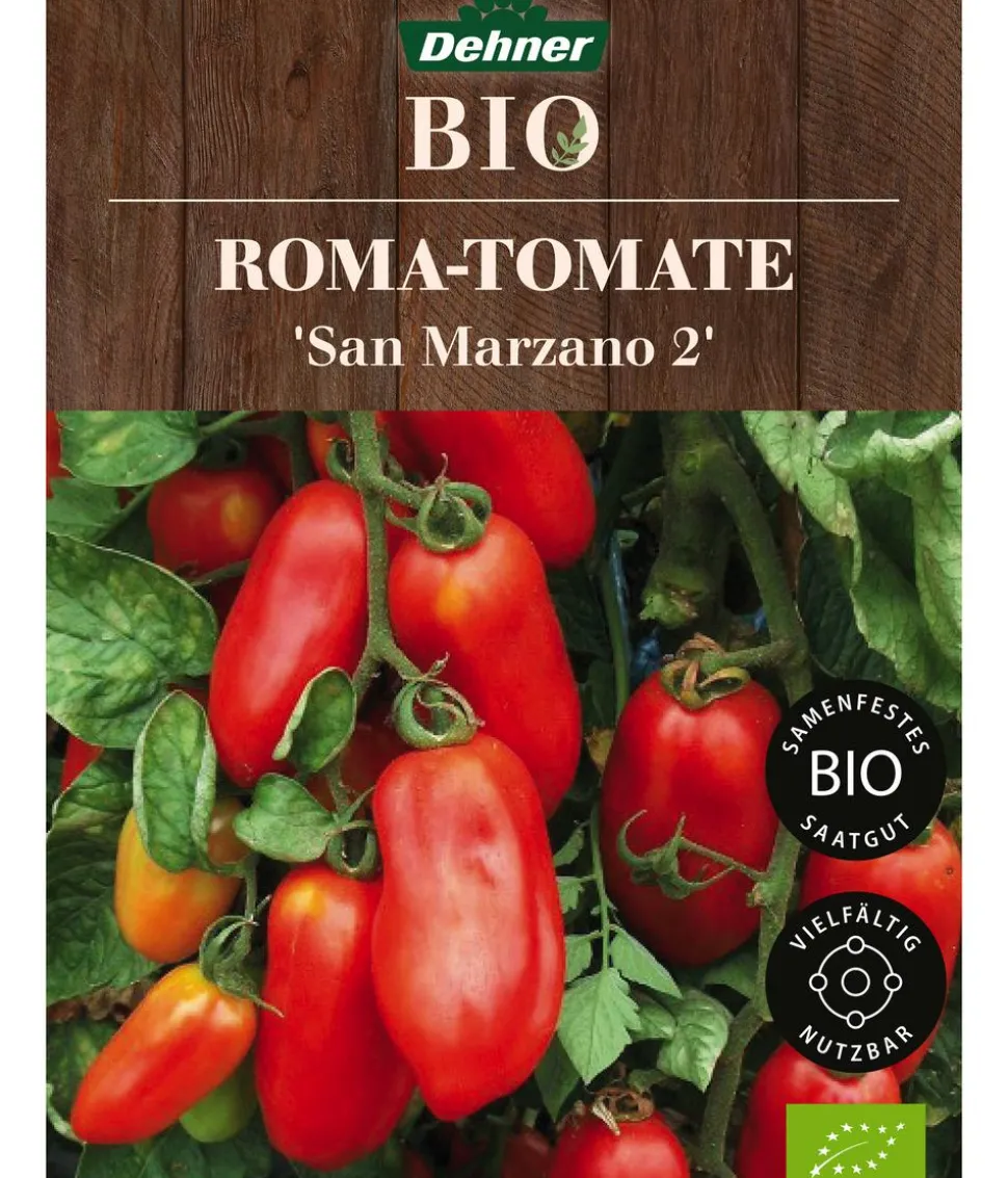 Dehner Bio-Saatgut Roma-Tomate 'San Marzano 2'