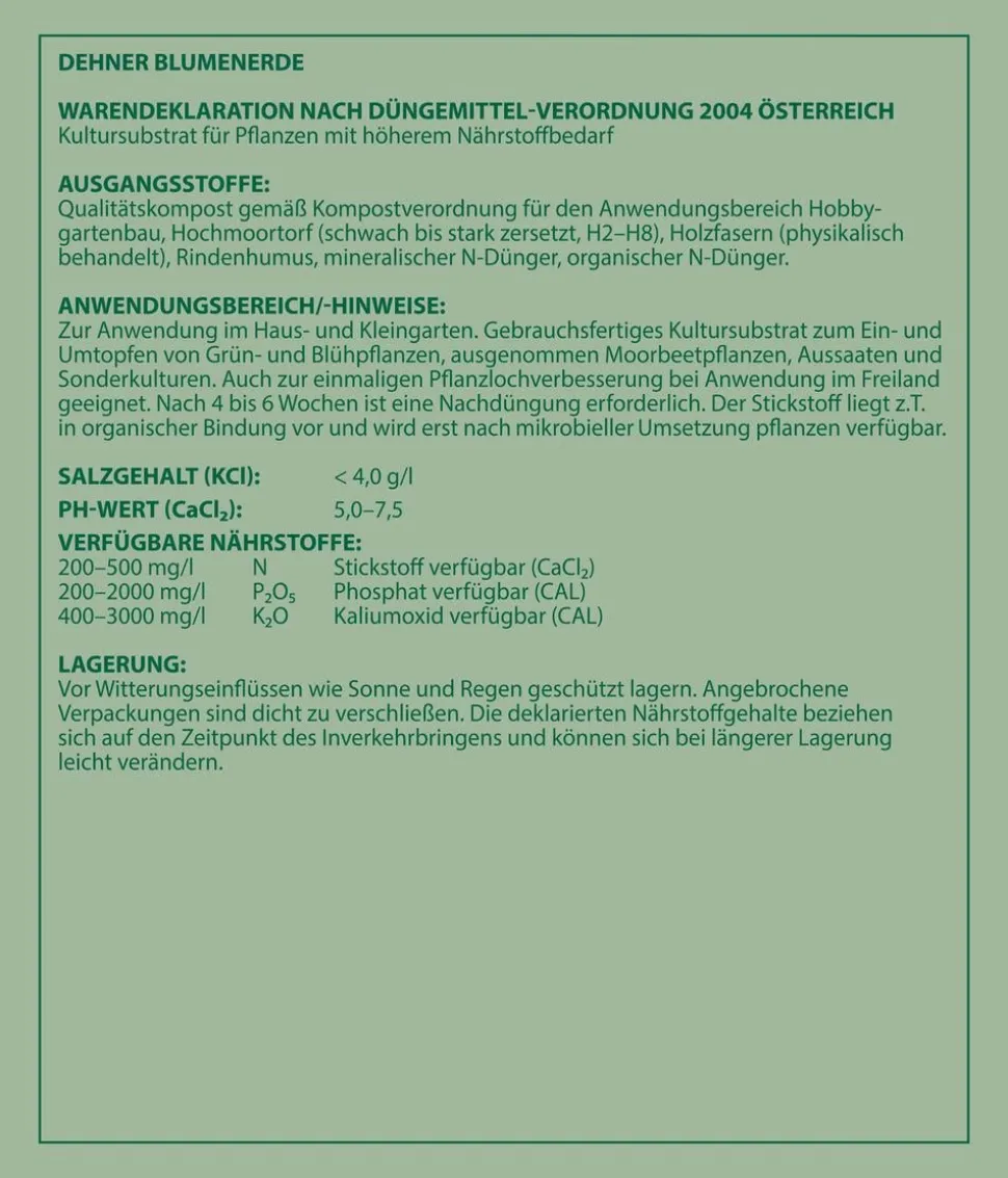 Dehner Blumenerde, 57 x 40 Liter