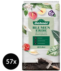 Dehner Blumenerde, 57 x 40 Liter