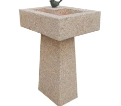 Dehner Bronze-Vogel für Granit-Vogeltränke, ca. B10/H5/T4 cm