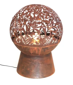 Dehner Cortenstahl-Gartenbrunnen Floral, ca. H66 cm