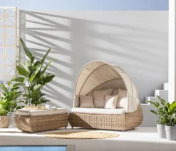 Dehner Daybed Tulum, ca. B179/H163/T220 cm