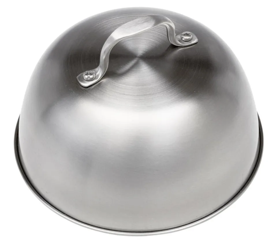 Dehner Edelstahl-Grillglocke, ca. ∅15,8/H9,5 cm