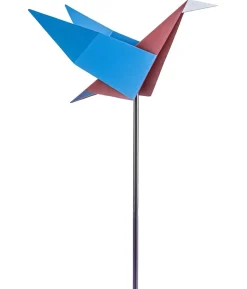 Dehner Eisen-Dekostab Origami-Kranich