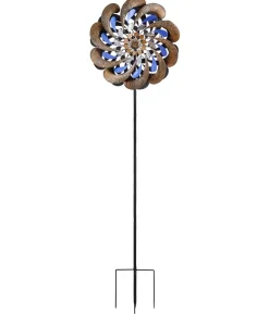 Dehner Eisen-Riesenwindrad Modern, ca. H210 cm