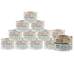 Dehner Fine Nature Nassfutter für Hunde Adult, Wild mit Sellerie, Karotten & Zwetschgen