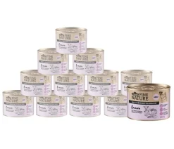 Dehner Fine Nature Nassfutter für Hunde Adult, Lamm mit Kartoffeln, Kürbis & Spinat