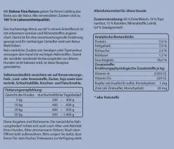 Dehner Fine Nature Nassfutter für Hunde Senior, Ente mit Topinambur & Karotten