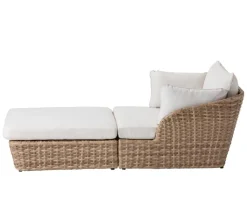 Dehner Gartenliege Tulum, 2-teilig, ca. B103/H66/T200 cm