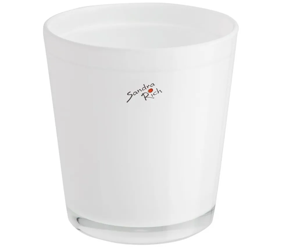 Dehner Glas-Übertopf, konisch, ca. Ø12 cm