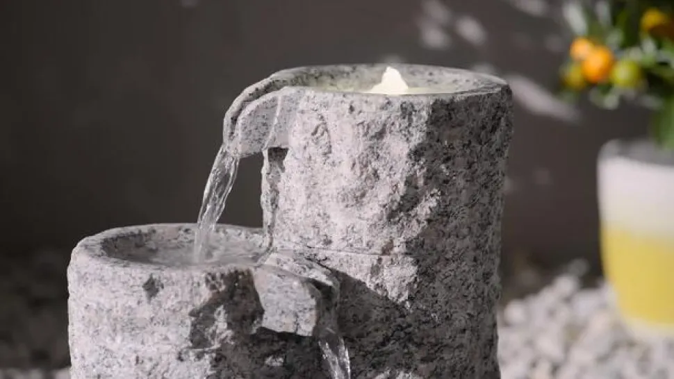 Dehner Granit-Gartenbrunnen Heidelberg, ca. H42 cm