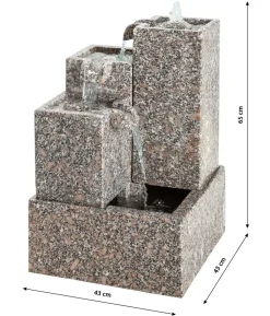 Dehner Granit-Gartenbrunnen Cascada, ca. H65 cm