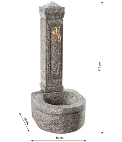 Dehner Granit-Gartenbrunnen Berlin, ca. H110 cm