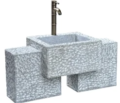 Dehner Granit-Gartenbrunnen Gmunden, ca. B95/H75/T45 cm