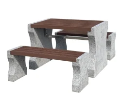 Dehner Granit-Gartenmöbelset, ca. B120 cm