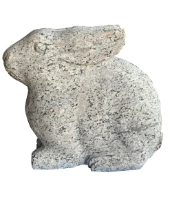 Dehner Granit-Hase, ca. B25/H25/T14 cm