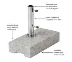 Dehner Granit-Schirmständer, 25 kg