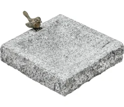 Dehner Granit-Vogeltränke, ca. B30/H7/T30 cm