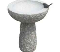 Dehner Granit-Vogeltränke Ø42/H57 cm