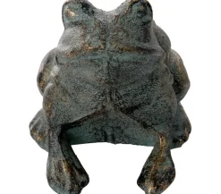 Dehner Gusseisen Frosch Antik, 11,5 x 10,5 x 12,5 cm