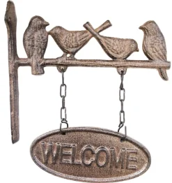 Dehner Gusseisen-Schild Welcome