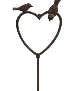 Dehner Gusseisen-Stab Vogelherz, ca. H120 cm