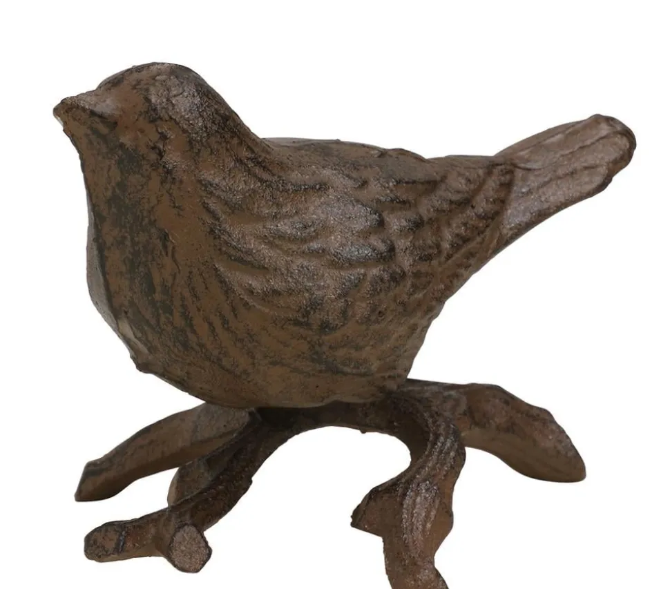Dehner Gusseisen-Vogel, ca. H10 cm